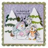 (ec0205)Clear Stamp Eline's Animals - Snowman & Pinguin