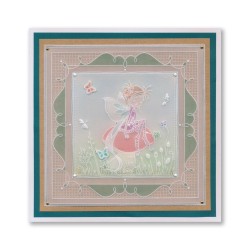 (GRO-CN-42300-01)Groovi® Baby plate A6 Mandy - Sprite Poppet