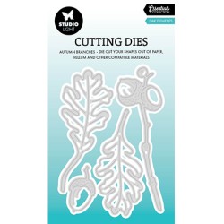 (SL-ES-CD886)Studio Light SL Cutting Die  Oak Elements Essentials nr.886