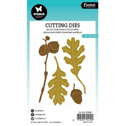 (SL-ES-CD886)Studio Light SL Cutting Die  Oak Elements Essentials nr.886