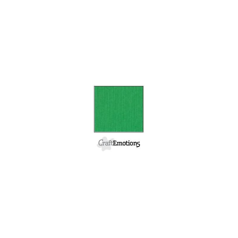 (001232/1030)CraftEmotions linen cardboard 10 Sh grass green LHC-27 A4 250gr