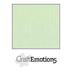 (001232/1040)CraftEmotions linen cardboard 10 Sh green LHC-09 A4 250gr