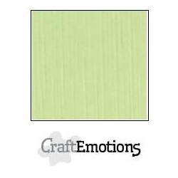 (001232/1045)CraftEmotions linen cardboard 10 Sh kiwi LHC-21 A4 250gr