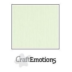 (001232/1050)CraftEmotions linen cardboard 10 Sh light green LHC-34 A4 250gr