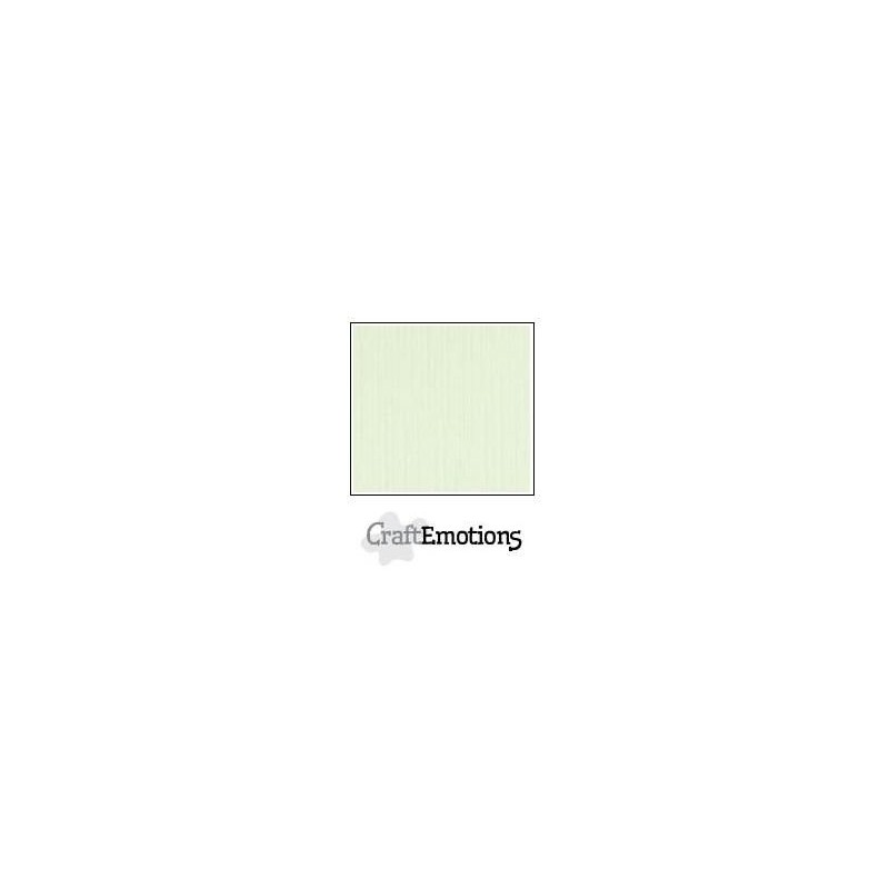 (001232/1050)CraftEmotions linen cardboard 10 Sh light green LHC-34 A4 250gr