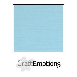 (001232/1065)CraftEmotions linen cardboard 10 Sh light blue LHC-08 A4 250gr