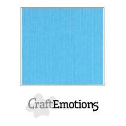 (001232/1070)CraftEmotions linen cardboard 10 Sh aqua LHC-26 A4 250gr