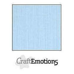 (001232/1080)CraftEmotions linen cardboard 10 Sh azure LHC-14 A4 250gr