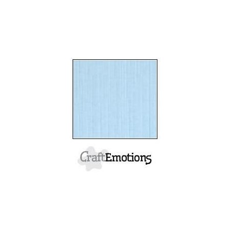 (001232/1080)CraftEmotions linen cardboard 10 Sh azure LHC-14 A4 250gr