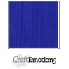 (001232/1105)CraftEmotions linen cardboard 10 Sh cobalt blue LHC-55 A4 250gr