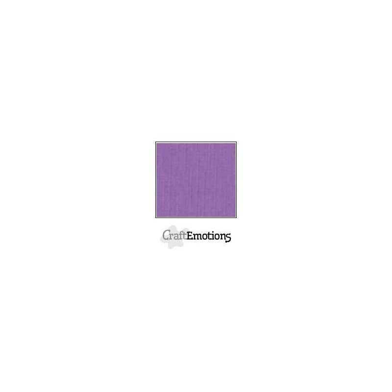 (001232/1130)CraftEmotions linen cardboard 10 Sh violet LHC-24 A4 250gr