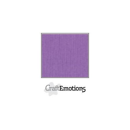 (001232/1130)CraftEmotions linen cardboard 10 Sh violet LHC-24 A4 250gr