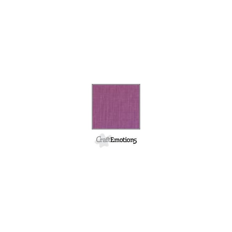 (001232/1140)CraftEmotions linen cardboard 10 Sh mauve LHC-13 A4 250gr