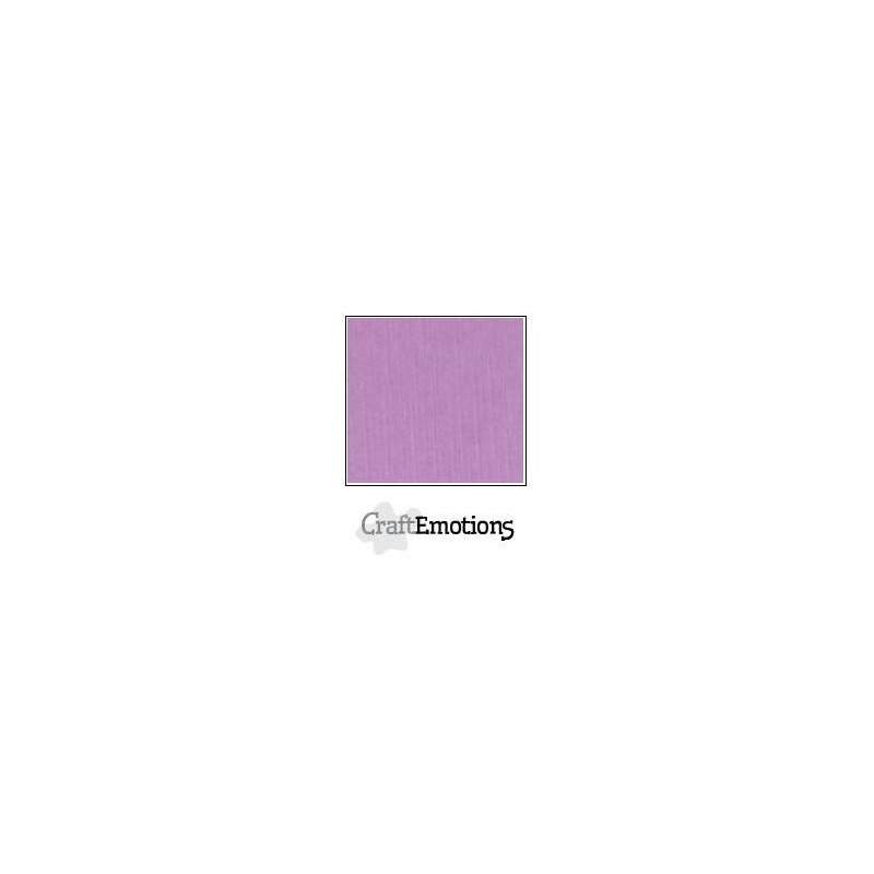 (001232/1145)CraftEmotions linen cardboard 10 Sh lila LHC-33 A4 250gr