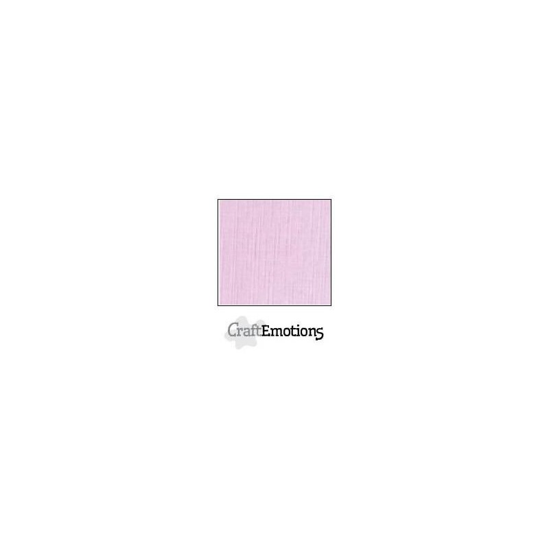 (001232/1155)CraftEmotions linen cardboard 10 Sh soft lilac LHC-19 A4 250gr