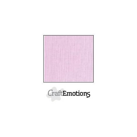 (001232/1155)CraftEmotions linen cardboard 10 Sh soft lilac LHC-19 A4 250gr