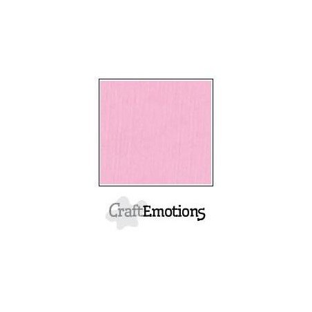 (001232/1165)CraftEmotions linen cardboard 10 Sh pink LHC-38 A4 250gr