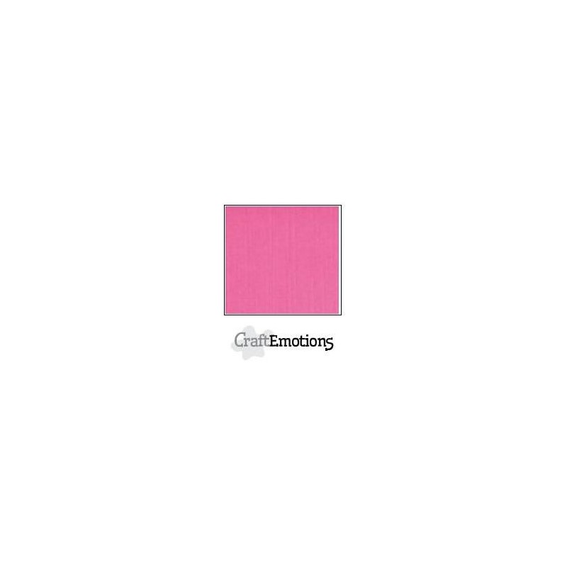 (001232/1175)CraftEmotions linen cardboard 10 Sh magenta LHC-41 A4 250gr