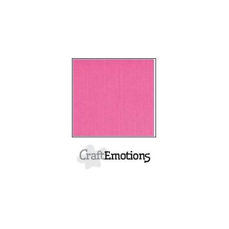 (001232/1175)CraftEmotions linen cardboard 10 Sh magenta LHC-41 A4 250gr