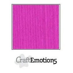 (001232/1180)CraftEmotions linen cardboard 10 Sh coral Magenta LHC-53 A4 250gr