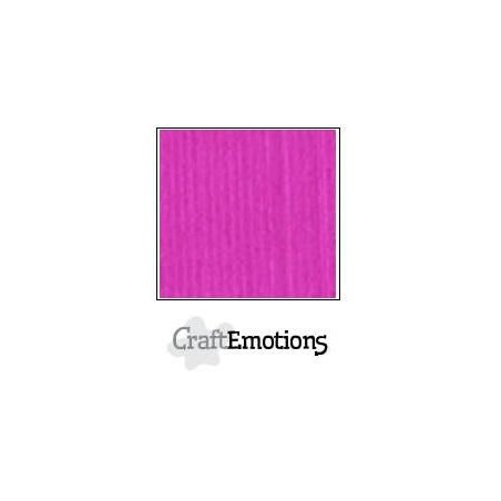 (001232/1180)CraftEmotions linen cardboard 10 Sh coral Magenta LHC-53 A4 250gr