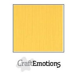 (001232/1290)CraftEmotions linen cardboard 10 Sh gold LHC-22 A4 250gr