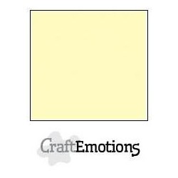 (001232/1295)CraftEmotions linen cardboard 10 Sh light yellow LHC-10 A4 250gr