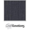 (001232/1325)CraftEmotions linen cardboard 10 Sh anthracite LHC-72 A4 250gr