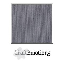 (001232/1327)CraftEmotions linen cardboard 10 Sh granite gray LHC-74 A4 250gr