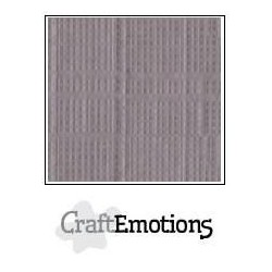 (001232/1330)CraftEmotions linen cardboard 10 Sh silver LHC-73 A4 250gr