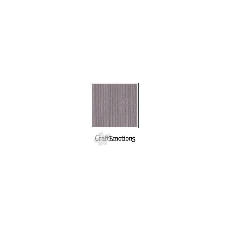 (001232/1330)CraftEmotions linen cardboard 10 Sh silver LHC-73 A4 250gr