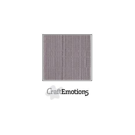 (001232/1330)CraftEmotions linen cardboard 10 Sh silver LHC-73 A4 250gr