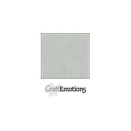 (001232/1340)CraftEmotions linen cardboard 10 Sh titanium LHC-40 A4 250gr