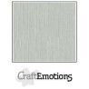 (001232/1340)CraftEmotions linen cardboard 10 Sh titanium LHC-40 A4 250gr