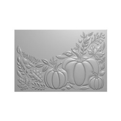 (CC-3D-EF4-PEPU)Crafter's Companion Partial 3D Embossing Folders Perfect Pumpkins