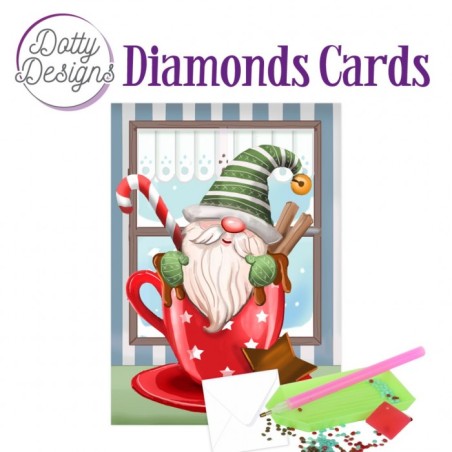 (DDDC1180)Dotty Designs Diamond Cards - Christmas Gnome 2