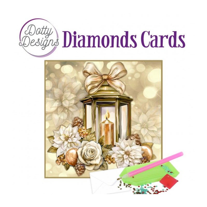 (DDDC1181)Dotty Designs Diamond Cards - Christmas Lantern