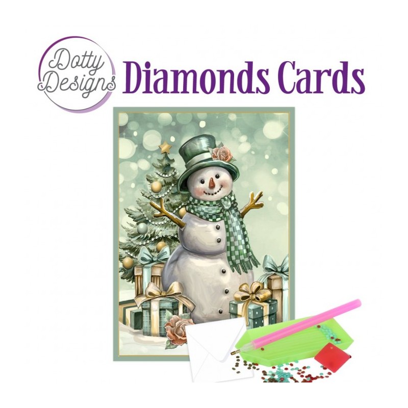 (DDDC1183)Dotty Designs Diamond Cards - Snowman