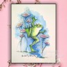 (PI260)Pink Ink Designs King Of The Toad A5 Clear Stamps