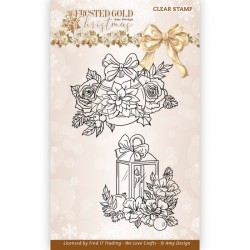 (ADCS10084)Clear Stamps - Amy Design - Frosted Gold Christmas - Christmas Bauble