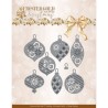 (ADD10321)Dies - Amy Design - Frosted Gold Christmas - Frosted Gold Baubles