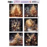 (BBSC10064)Scenery Push out - Berries Beauties - Frosted Gold Christmas 2 - Square