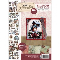 (BBCB10004)Berries Beauties All in one Craft Boek 4 - Red Christmas