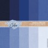 (CDCPPA412004)Card Deco Color Paperpack - Linen - Blue - A4