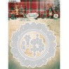 (JMA-FN-CD902)Studio Light Cutting Die Snowflake circle frame Festive Nostalgia nr.902