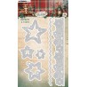 (JMA-FN-CD903)Studio Light Cutting Die Borders & stars Festive Nostalgia nr.903