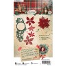 (JMA-FN-CD904)Studio Light Cutting Die Poinsettias & ice swirl frame Festive Nostalgia nr.904