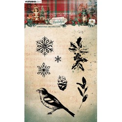 (JMA-FN-STAMP752)Studio light Clear stamp Christmas decoration Festive Nostalgia nr.752