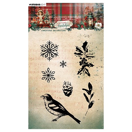 (JMA-FN-STAMP752)Studio light Clear stamp Christmas decoration Festive Nostalgia nr.752