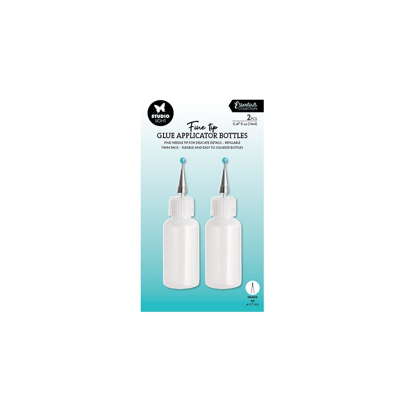 (SL-TO-GAB01)Studio Light Glue Application Bottles Ultra fine tip 14ML Tools, Essentials nr.01